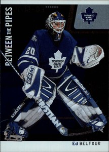 2002-03 Between the Pipes Maple Leafs Hockey Card #33 Ed Belfour