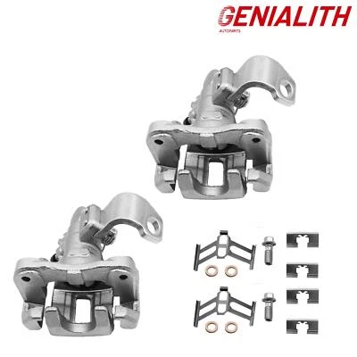 Rear Brake Calipers w/ Bracket Pair 2 for Acura ILX CSX 2006-2015 Honda Civic US Foto 1 de 4