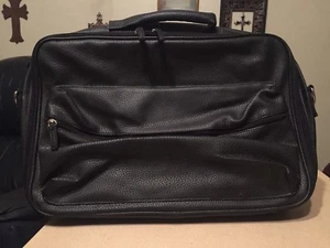 Faux Leather Pebbled Brief Case Or Laptop Case/Bag NEW - Picture 1 of 9