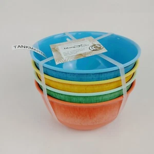 4er Set bunte Panama Jack Melamin Suppe Salat Müsli Servierschalen Sommer - Bild 1 von 10