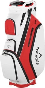 Callaway 2024 ORG 14 Golf Cart Bag NEW 14 Way Top White Fire Red - Picture 1 of 6