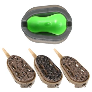 Lead Fishing Feeder Mould With 3pcs Fishing Feeder Tool Carp Fishing Tackle - Picture 1 of 10