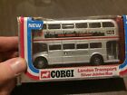 Mint Corgi #471 London Transport Silver Jubilee Bus Double Decker Box Nos Mib