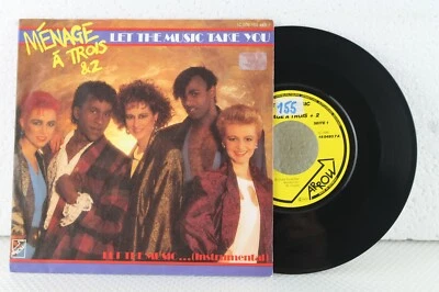 7" - MENAGE A TROIS & 2 - Let The Music Take You - Arrow // 1986 - Germany - Bild 1 von 2