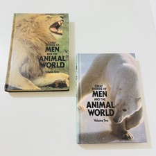 Reader's Digest Great Stories of Men and the Animal World Hardcover Vol 1 And 2