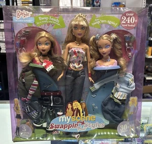 Barbie My Scene Swappin' Styles con más de 240+ looks 2005 Mattel nueva sellada - Imagen 1 de 16