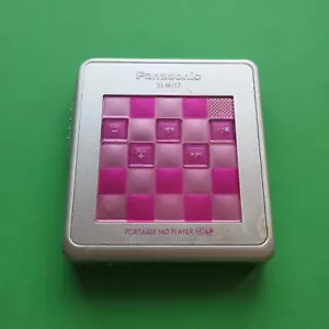 Panasonic SJ-MJ17 Portable MD Player Rose and Silver Used No Battery - Picture 1 of 7