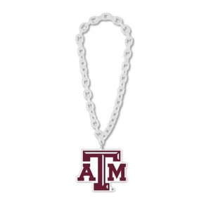 Texas A&M Aggies große Kette Fan Halskette mit Schaumstoff Logo [NEU] NCAA Spiel Heckklappe - Bild 1 von 1