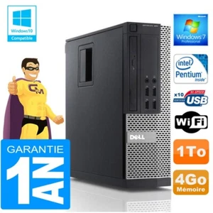 PC DELL 990 SFF Intel G840 RAM 4Go Scheibe 1 Zu Wifi W7 - Bild 1 von 4