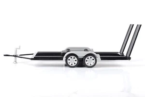 Metal Car Trailer 1:18 scale - Diecast Car Transporter Motormax 76009 - Picture 1 of 5