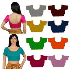 Women's Designer Saree Blouse Readymade Bollywood Laced Sticthed Crop Top Choli