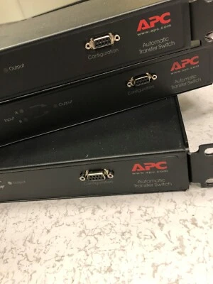 3 APC AP770 automatic transfer switch, Backup, 20A, Plug L21-20, Max:3x15A,3x20A - Image 1 of 4