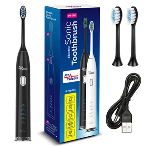 Cepillo de dientes eléctrico con estuche de viaje 5 modos de limpieza IPX7 - Imagen 1 de 9