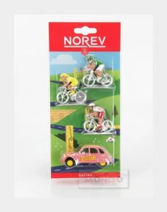 1:55 Norev Citroen 2Cv 1961 With 3X Bicycles Red Yellow NV318993 Modellino - Foto 1 di 2