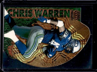 1996 Pacific Invincible Chris Warren Kick Starters #KS-19 Seahawks - Image 1 of 2