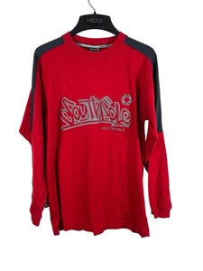 Camisa Southpole Juvenil M Roja Manga Larga Gráfica Hip Hop Ropa de Calle Logo Y2K - Imagen 1 de 12