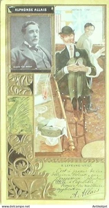 Chromo Lefevre Utile LU Allais Alphonse "Captain Cap" Autographe 1896 - Picture 1 of 2