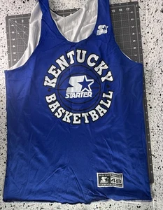 Maglia uomo starter vintage taglia 48 Kentucky Wildcats basket canotta reversibile - Foto 1 di 3