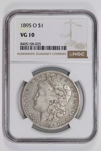 1895-O MORGAN DOLLAR NGC VG10 - Picture 1 of 2