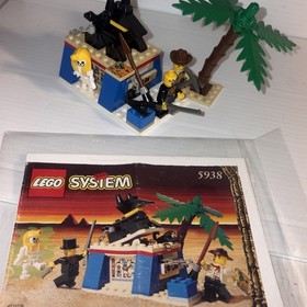 1997 Vintage Lego 5938 Adventurers Desert Oasis Ambush W. Manual Missing Top hat