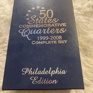 50 States Commemorative Quarters 1999-2008 Complete Set Philadelphia Edition - Picture 1 of 8