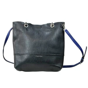 Calvin Klein Wendetasche - schwarz/blau Leder - Bild 1 von 4