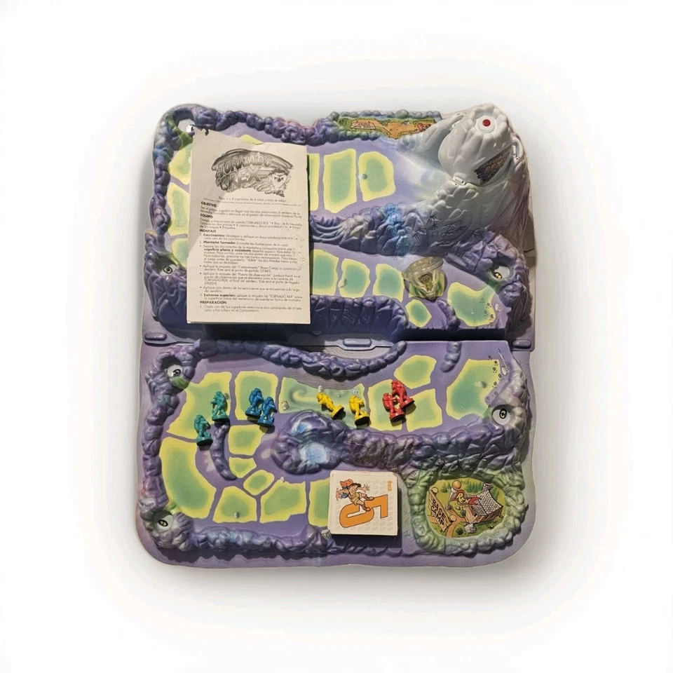 Gioco da tavolo vintage Tornado Rex Parker Brothers 1991 incompleto danneggiato LEGGI - Immagine 1 di 4