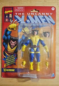 Figura de acción Hasbro 2022 Marvel Legends Retro Collection Wolverine como nueva en tarjeta