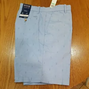 Pantaloncini Oxford IZOD blu Breeze 9,5 cuciture interne con ancore blu taglia 32 o 34 - Foto 1 di 6