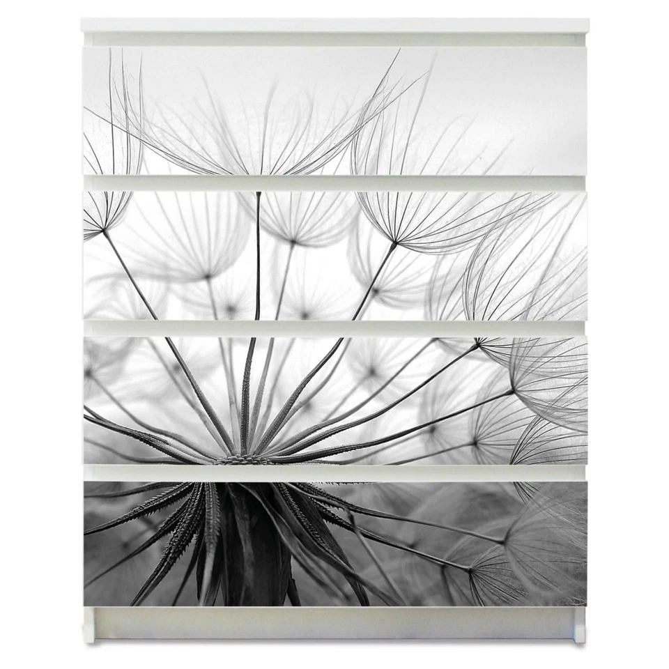 banjado Möbelaufkleber Selbstklebende Möbelfolie für IKEA Malm Ready For Takeoff - Bild 1 von 1