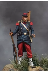 Beneito French Line Infanterie 1870 Deutsch-Französischer Krieg 54 mm unbemaltes Kit - Bild 1 von 4