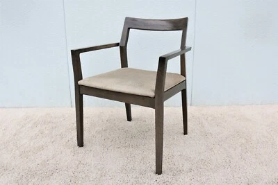 当代 Marc Krusin Knoll Krusin 木质侧用餐扶手椅 — 第 1/4 张图片