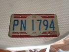 1976 Illinois License plate PN 1794