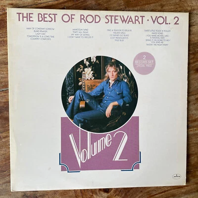 ROD STEWART - THE BEST OF - VOL 2   MINT DOUBLE VINYL LP  / FIRST PRESSING - Image 1 of 4