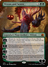 Wrenn and Seven BORDERLESS, Innistrad: Midnight Hunt, MTG, NM/M PREORDER