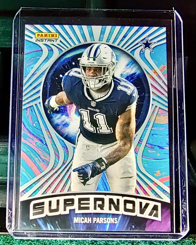 Micah Parsons 2022 Panini NFL Instant Supernova #7 Football Card 1/1523 - Image 1 of 2