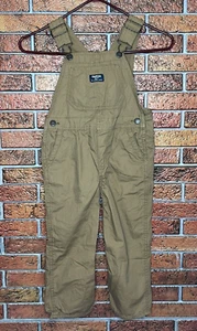 OSHKOSH B'GOSH Vestbak Latz Overall Größe 4T Kleinkind hellbraun/braun Farbe 100 % Baumwolle - Bild 1 von 3