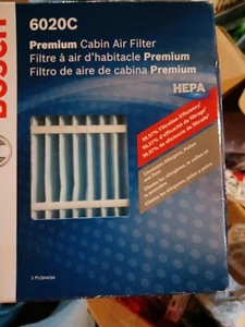 Filtro de aire de cabina HEPA filtro de aire de cabina Bosch 6020C se adapta a Kia Soul 2010 - 2013 NUEVO - Imagen 1 de 2