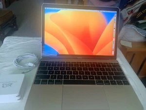 Apple MacBook 12" Laptop, 1.2 GHz 256GB storage 8 Gb ram June 2017 Gold - Afbeelding 1 van 1