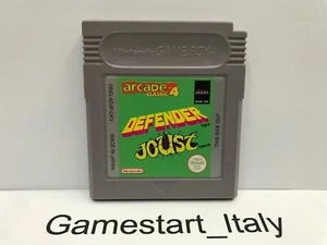 ARCADE CLASSIC 4 DEFENDER + JOUST - NINTENDO GAME BOY - USATO GB PAL VERSION - Picture 1 of 11