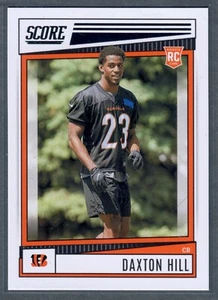 2022 Score Daxton Hill tarjeta de novato #366 Bengals QTY de radiocontrol - Imagen 1 de 2