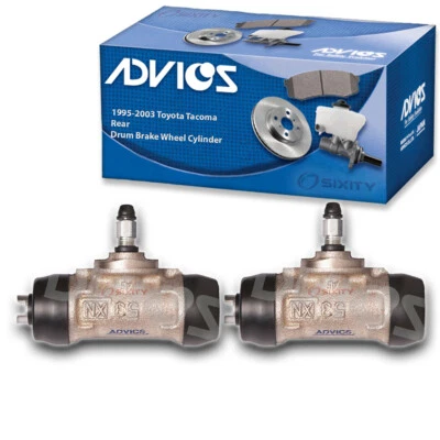 2 шт цилиндра заднего барабанного тормоза ADVICS для Toyota Tacoma 1995-2003 годов выпуска - iu - Изображение 1 из 4
