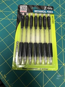 7 MATITE MECCANICHE ZEBRA Z-GRIP 0,5MM PIOMBO GOMMA LOTTO CONFEZIONE - Foto 1 di 2