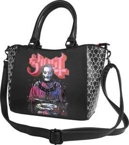Ghost Band Papa Emérito Mujer Bolso de Mano Cartera Imitación Cuero Vegano Importado Raro - Imagen 1 de 5