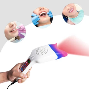 Dispositivo de blanqueamiento dental portátil pequeño de mano tricolor dientes agua luz fría - Imagen 1 de 19
