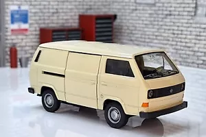 VW T3 Transporter Van - Cream 1:43 Scale Van Model - Picture 1 of 7