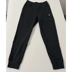 Champion Joggers Sweatpants Black Drawstring Athletic Gym Activewear M - Picture 1 of 7