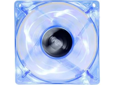 Bgears b-PWM 80 Translucent Blue with Blue LEDs, 2 ball Bearing PWM fan with  50 - Image 1 of 4