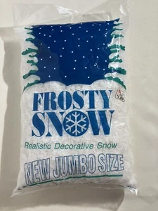 Christmas Tree Realistic Decorative Snow Frosty Snow Jumbo Size 3.5 Qt NEW - Picture 1 of 5