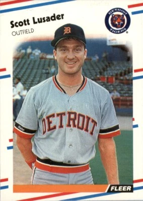 1988 Fleer MLB Scott Lusader #62 - Image 1 of 2